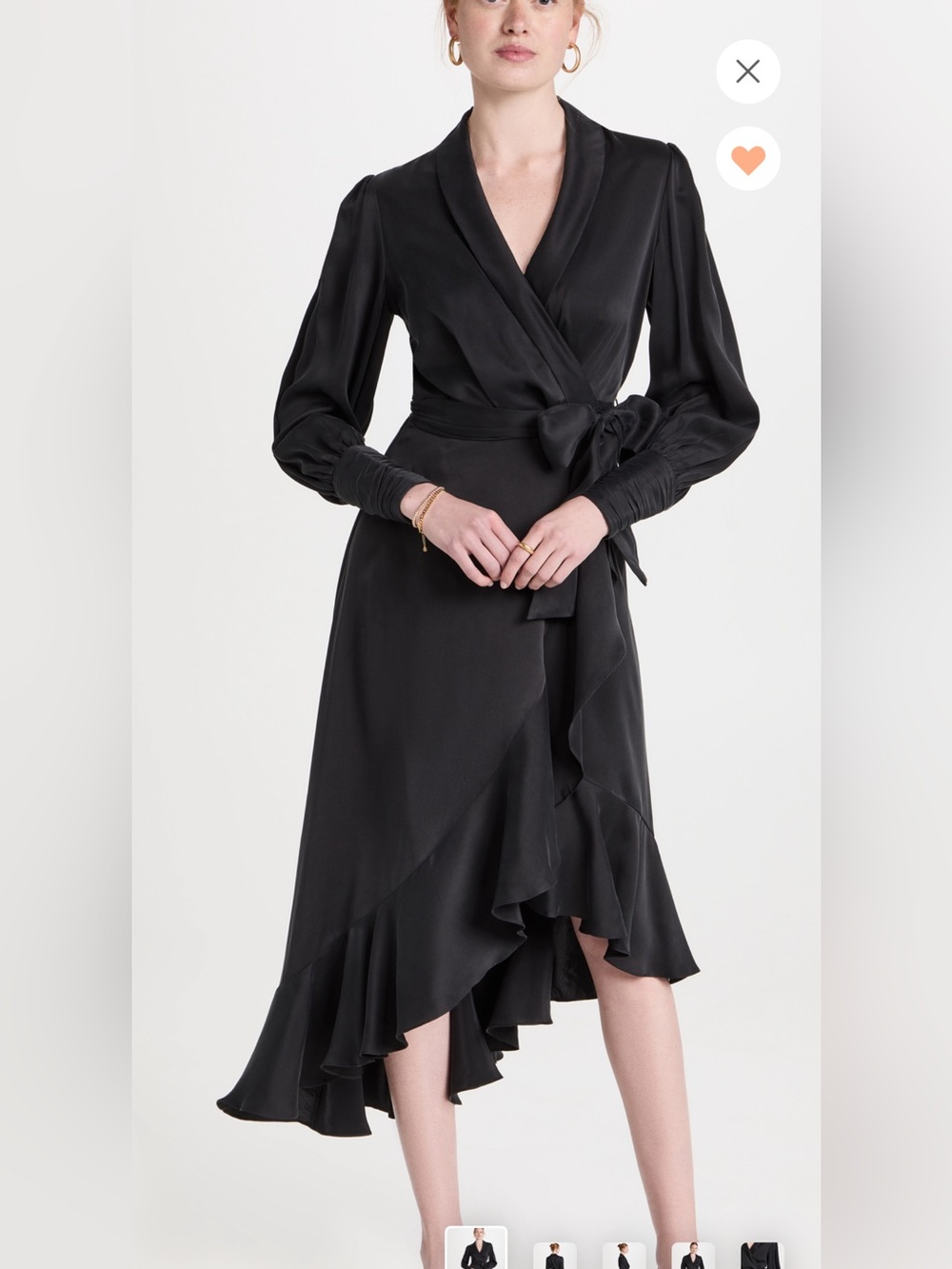 ZIMMERMANN SILK WRAP DRESS